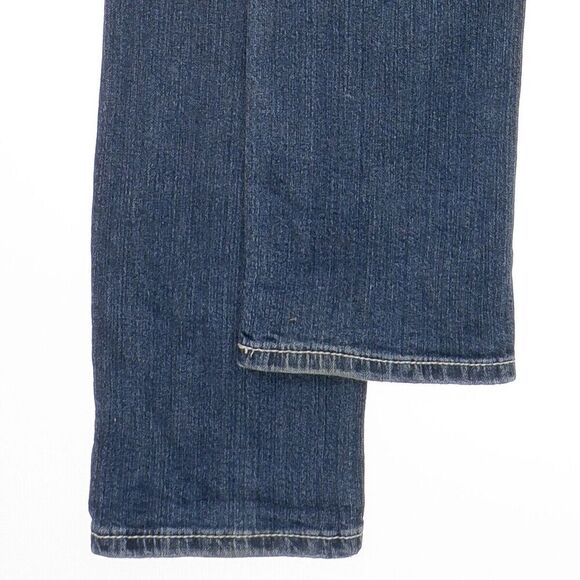 Maurices Straight Leg Jeans Size 3/4 Junior Womens Distress Holes Stretch 27x31 - Picture 6 of 12